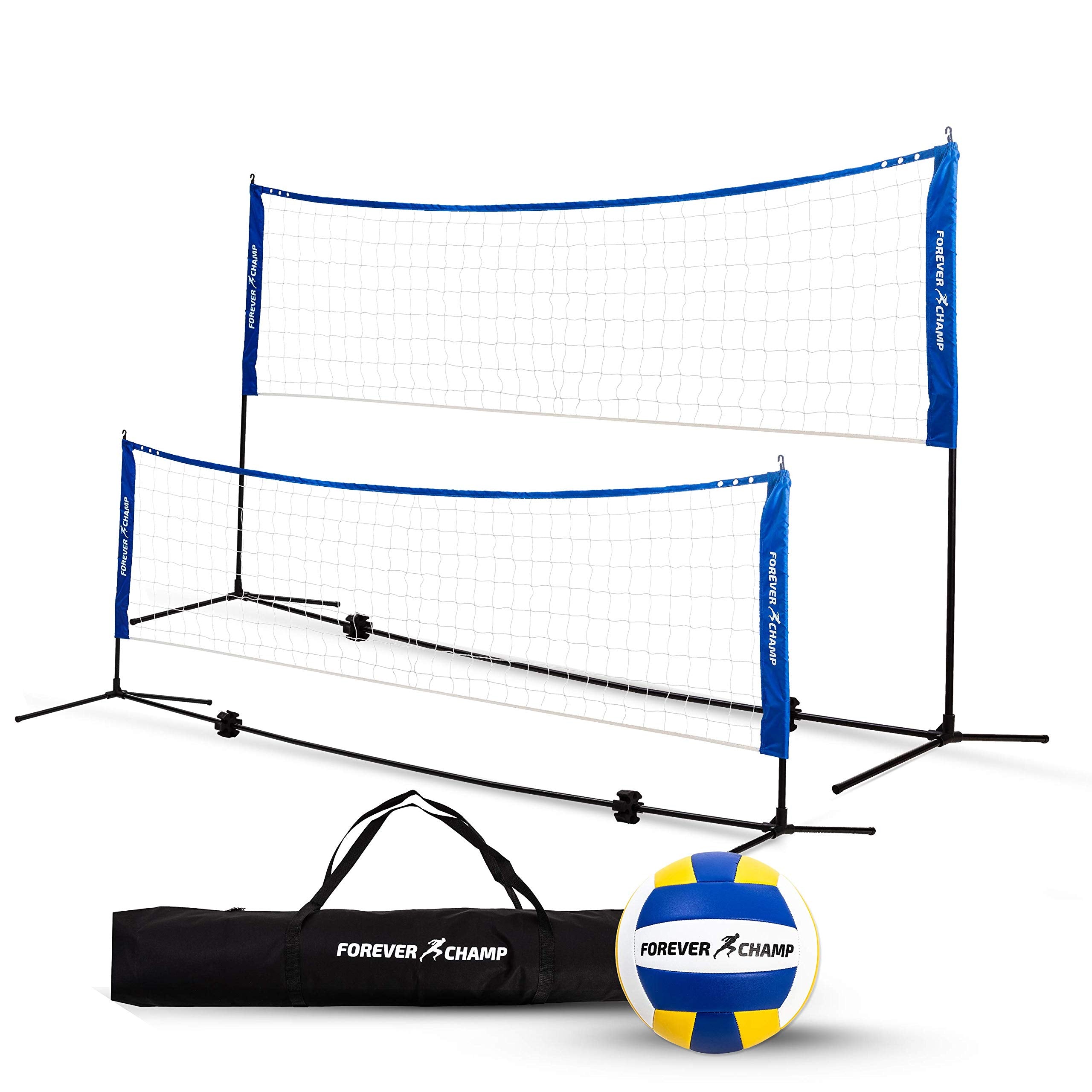 Forever Champ Beach Net for Volleyball, Badminton, Tennis and More